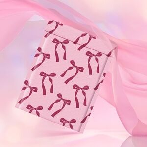 20 PK Bubble Mailers 4x8 Pink Bows Cute Design